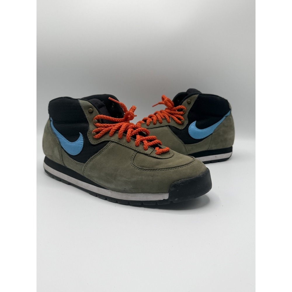 Nike Air Approach Mid 2.4 Khaki Black Blue Mens 330081-341 Size 13 No Box